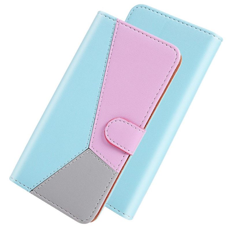 Κάλυμμα Xiaomi Redmi Note 10 4G / Note 10S Tricolor Faux Leather