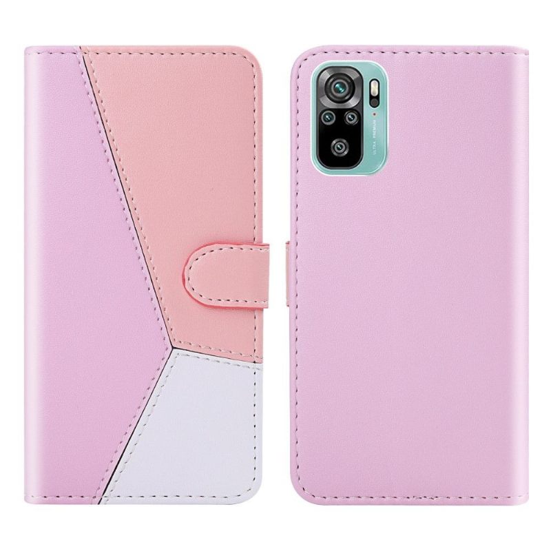 Κάλυμμα Xiaomi Redmi Note 10 4G / Note 10S Tricolor Faux Leather