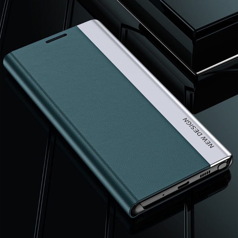 Θήκη Flip Xiaomi Redmi Note 10 4G / Note 10S Business Leather Effect Magnet