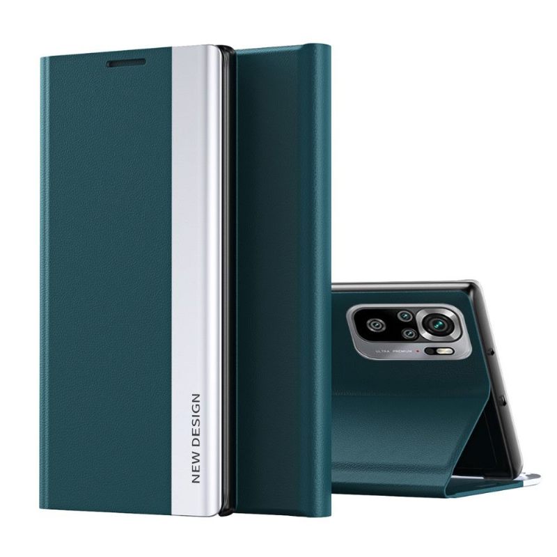 Θήκη Flip Xiaomi Redmi Note 10 4G / Note 10S Business Leather Effect Magnet