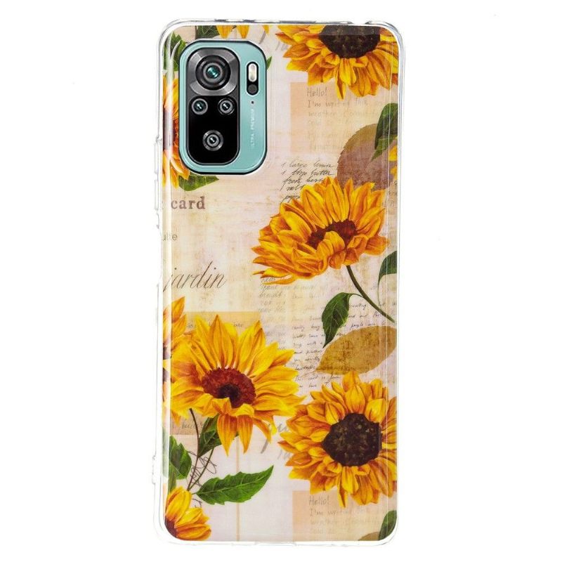 Θήκη Xiaomi Redmi Note 10 4G / Note 10S Fluorescent Sunflower Vintage