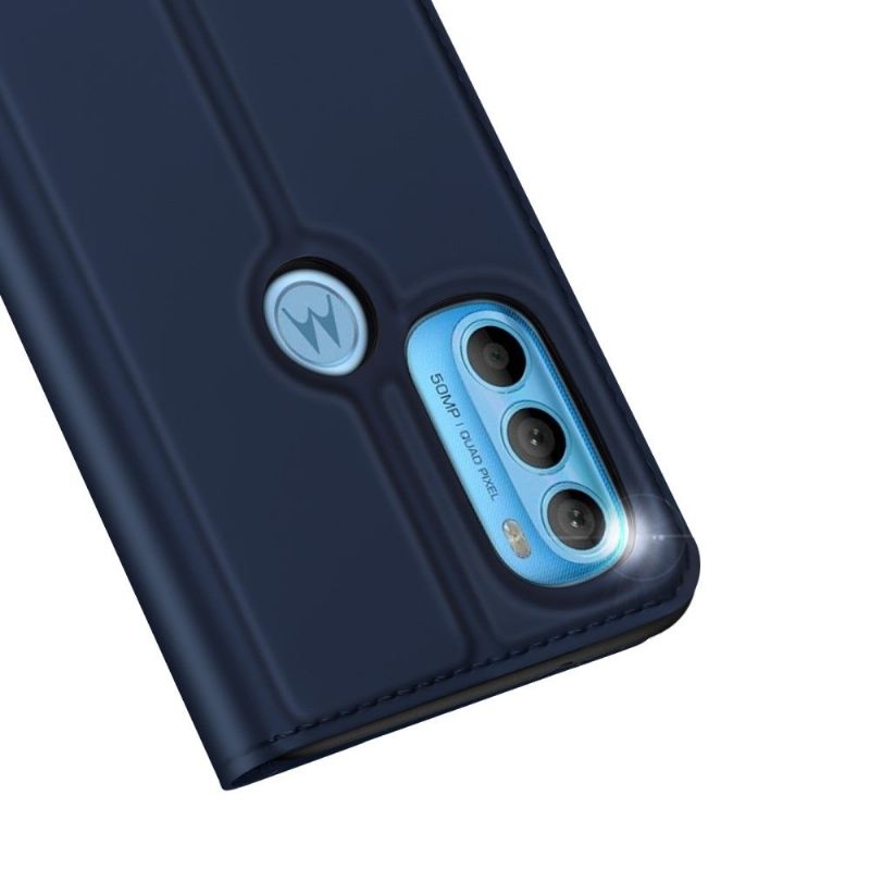 Θήκη Flip Motorola Moto G71 5G Business Satin Effect