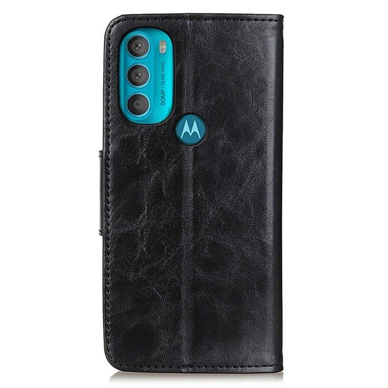 Θήκη Flip Motorola Moto G71 5G Edouard Classic Faux Leather