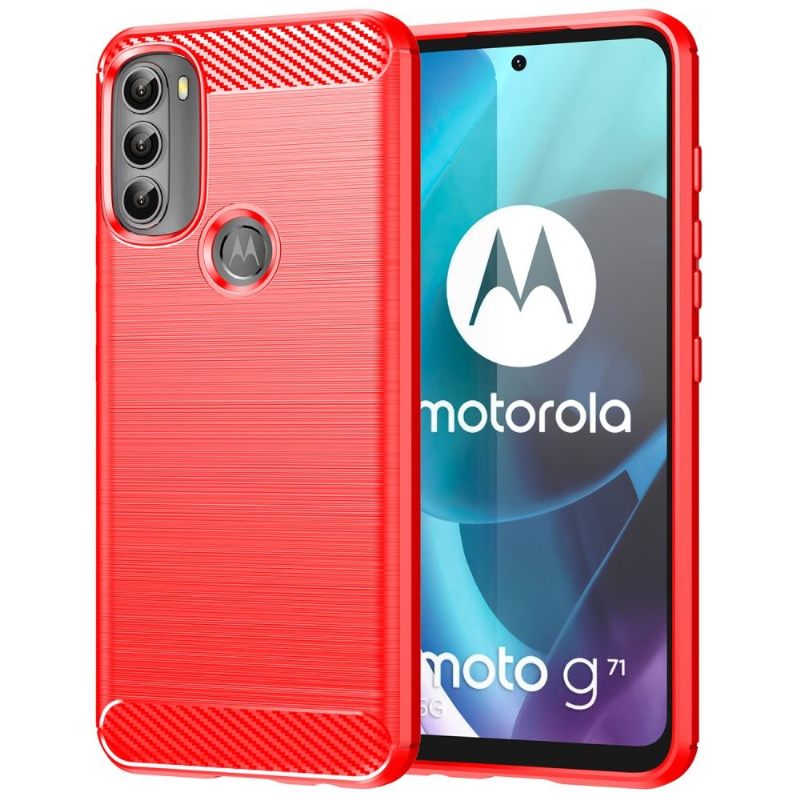 θηκη κινητου Motorola Moto G71 5G Silicone Brushed Effect