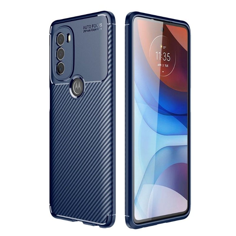 Θήκη Motorola Moto G71 5G Style Carbon Fiber