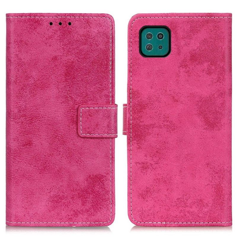 Κάλυμμα Samsung Galaxy A22 5G Cyrius Faux Leather Vintage