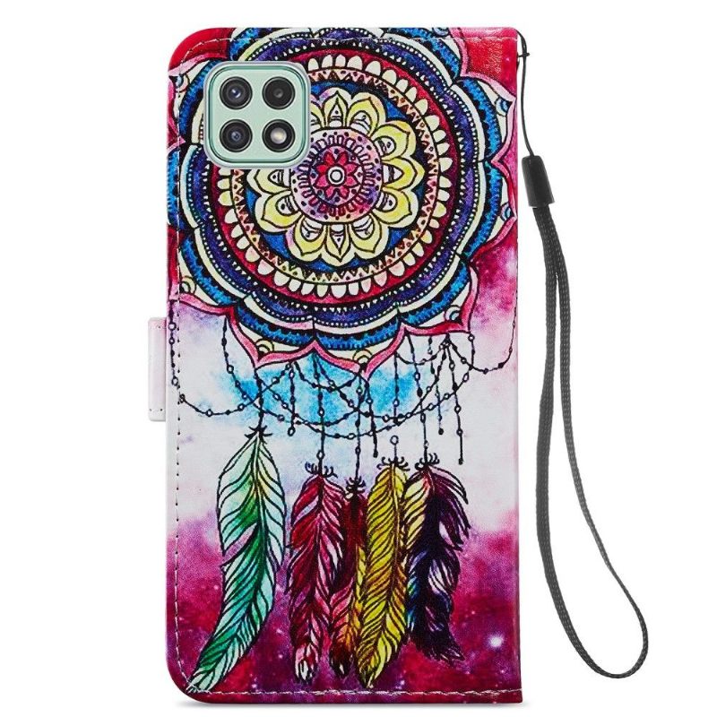 Θήκη Flip Samsung Galaxy A22 5G Colored Dream Catcher