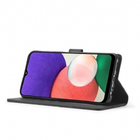 Θήκη Flip Samsung Galaxy A22 5G δερματινη θηκη Leather Effect Lc.imeeke