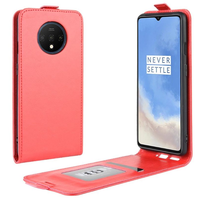 δερματινη θηκη OnePlus 7T Θήκη Flip Faux Leather Vertical