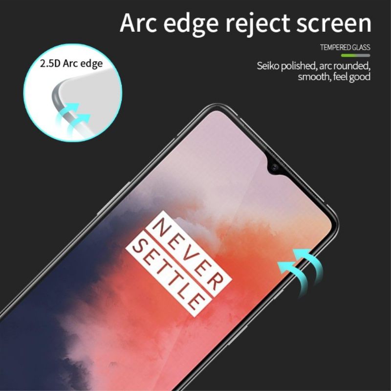 Oneplus 7T - Προστατευτικό Οθόνης Από Σκληρυμένο Γυαλί Πλήρους Μεγέθους