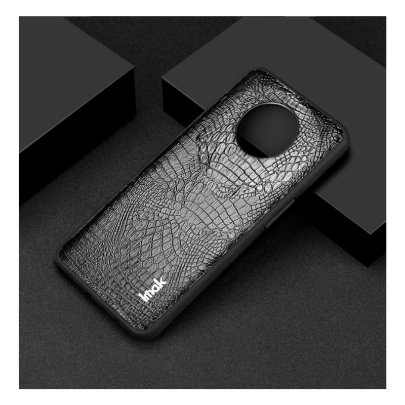 θηκη κινητου OnePlus 7T Imak Croco Effect Black