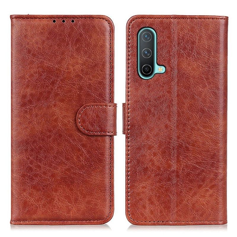 Κάλυμμα OnePlus Nord CE 5G Hind Protect Leather Effect