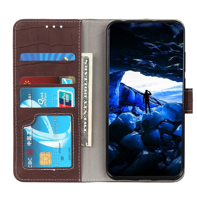 Κάλυμμα OnePlus Nord CE 5G Imitation Leather Croc Look