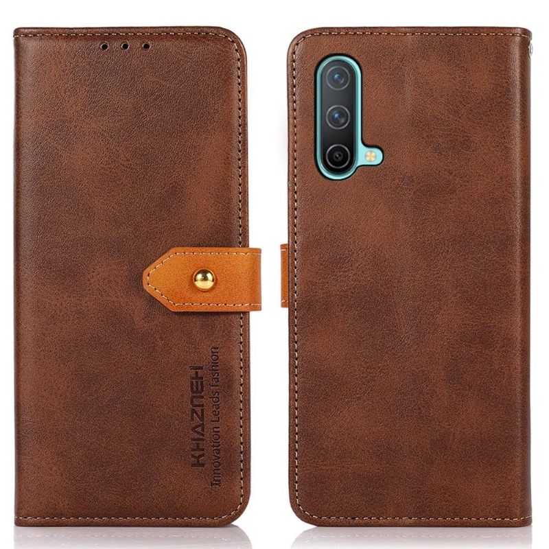 Κάλυμμα OnePlus Nord CE 5G Khazneh Bicolor Faux Leather