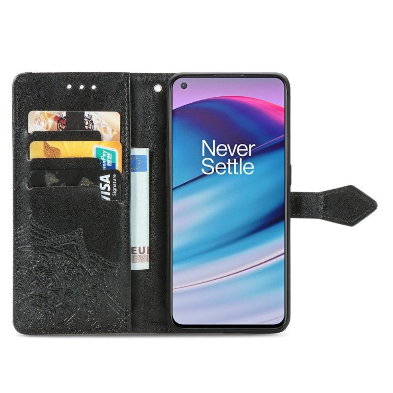 Κάλυμμα OnePlus Nord CE 5G Mandala Relief Faux Leather