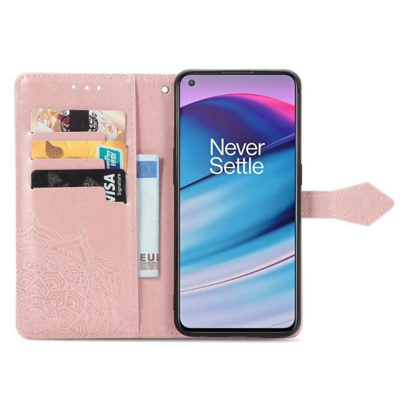 Κάλυμμα OnePlus Nord CE 5G Mandala Relief Faux Leather