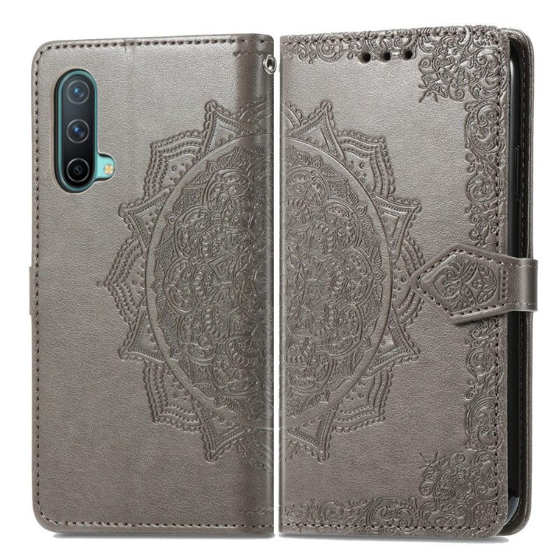 Κάλυμμα OnePlus Nord CE 5G Mandala Relief Faux Leather