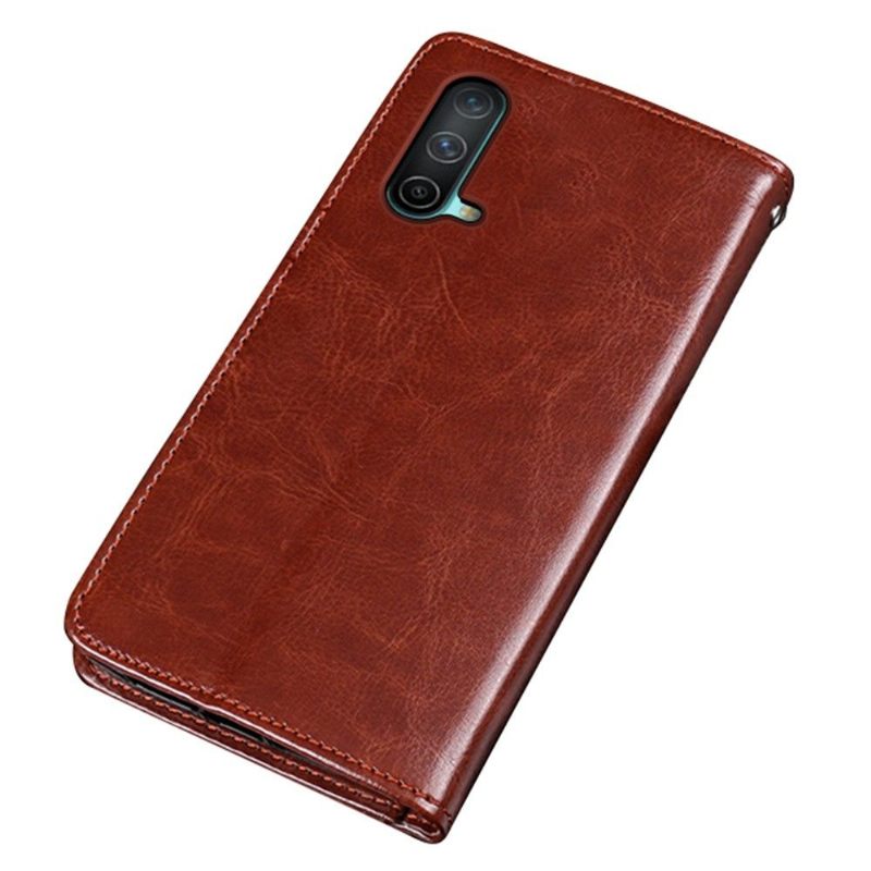 Κάλυμμα OnePlus Nord CE 5G Θήκη Flip Idewei Folio Leather Effect