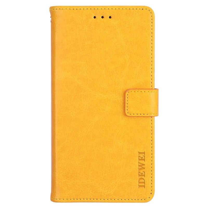 Κάλυμμα OnePlus Nord CE 5G Θήκη Flip Idewei Folio Leather Effect