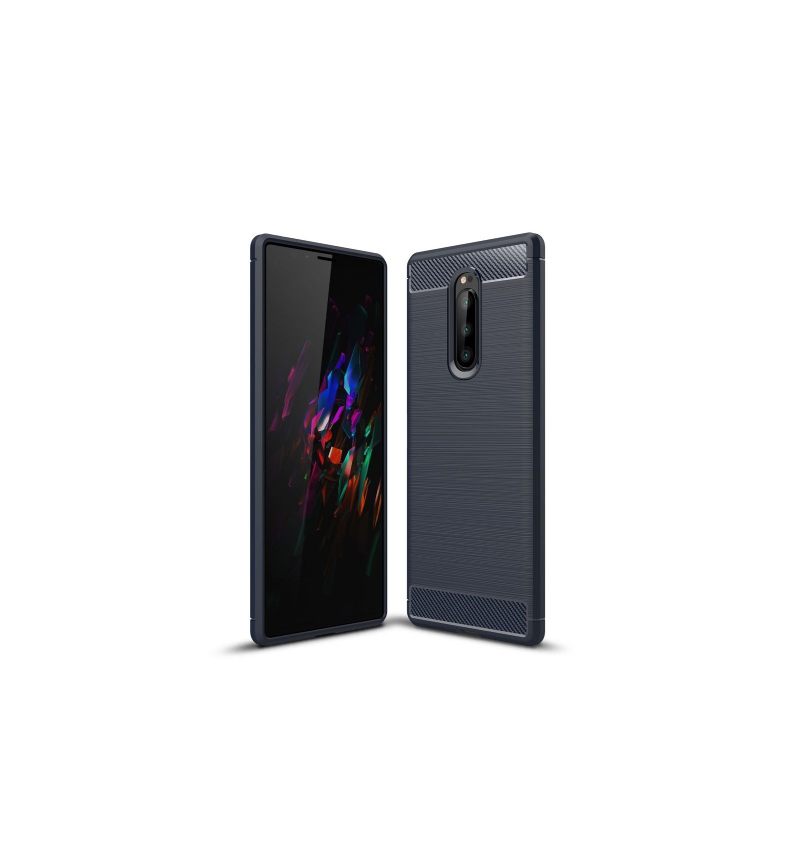 Θήκη Sony Xperia 1 Carbon Brushed Gel