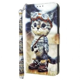 Δερματινη Θηκη Google Pixel 9 Pro Xl Aviator Cat