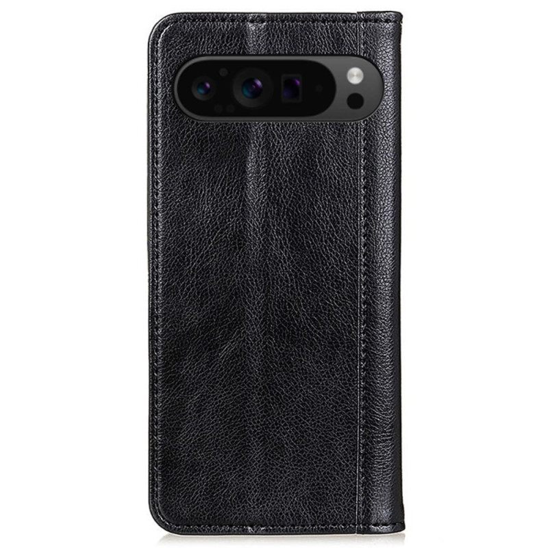 Δερματινη Θηκη Google Pixel 9 Pro Xl Litchi Texture Split Leather