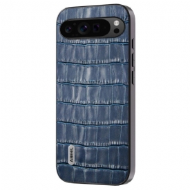 Κάλυμμα Google Pixel 9 Pro Xl Abeel Crocodile Effect Leather