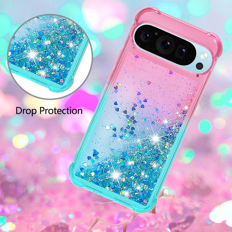 Κάλυμμα Google Pixel 9 Pro Xl Glitter Gradient Σιλικόνης