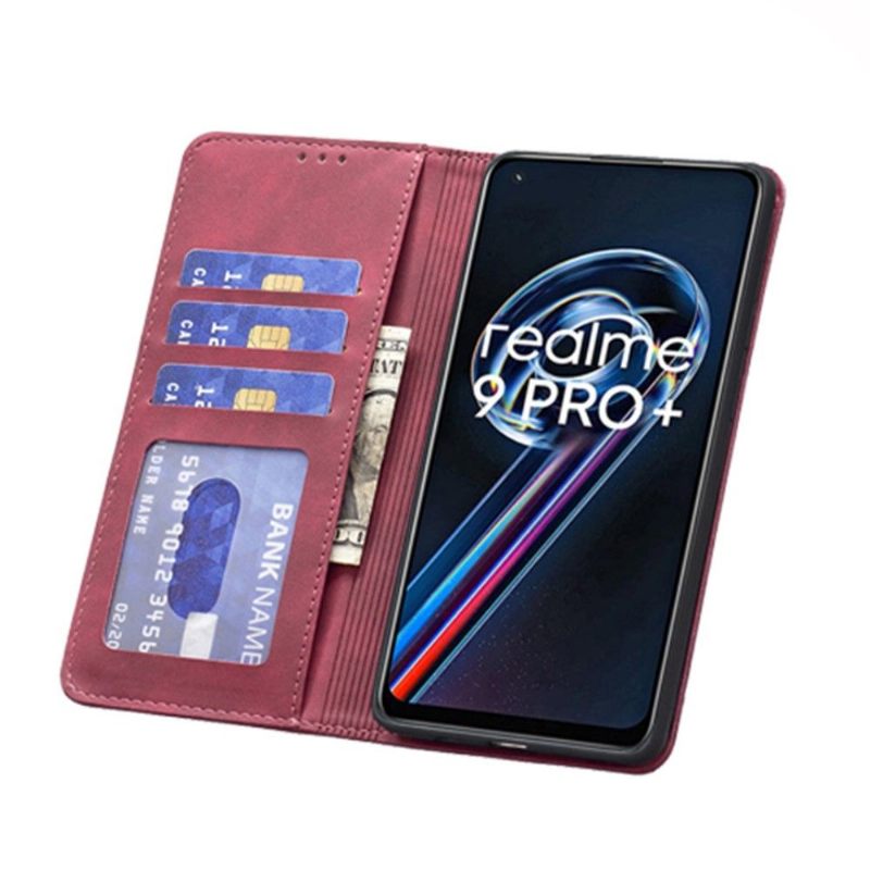 δερματινη θηκη Realme 9 Pro Plus Θήκη Flip Binfen Color Flip Faux Leather