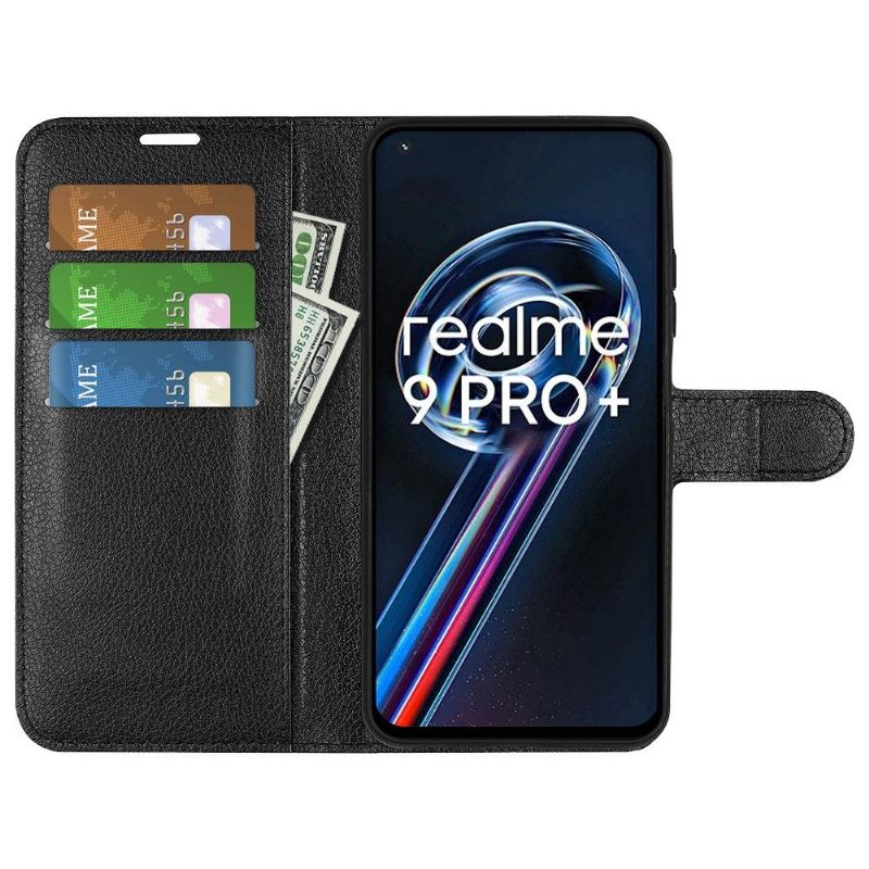 Κάλυμμα Realme 9 Pro Plus πορτοφολι Δερμάτινο Στυλ