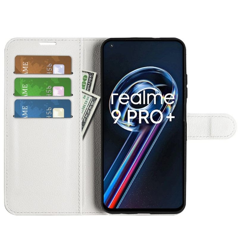 Κάλυμμα Realme 9 Pro Plus πορτοφολι Δερμάτινο Στυλ