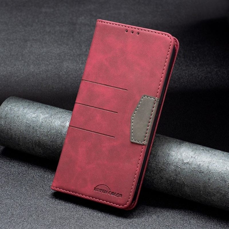 Κάλυμμα iPhone SE 2022 Θήκη Flip Binfen Color Flip Faux Leather