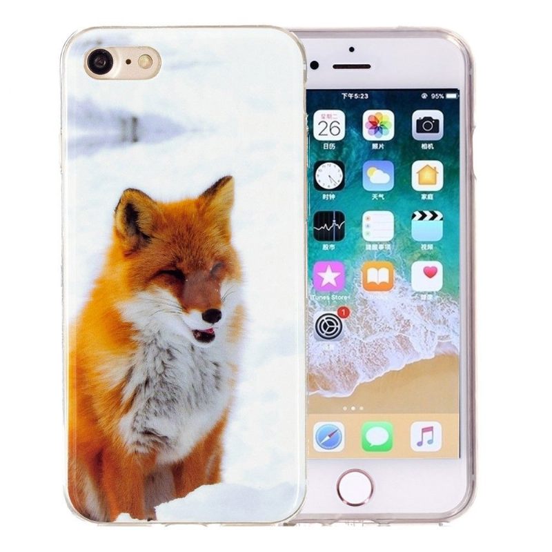 Θήκη iPhone SE 2022 Fluorescent Red Fox