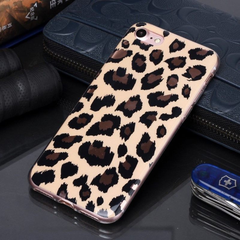 Θήκη iPhone SE 2022 Σε Leopard Gel