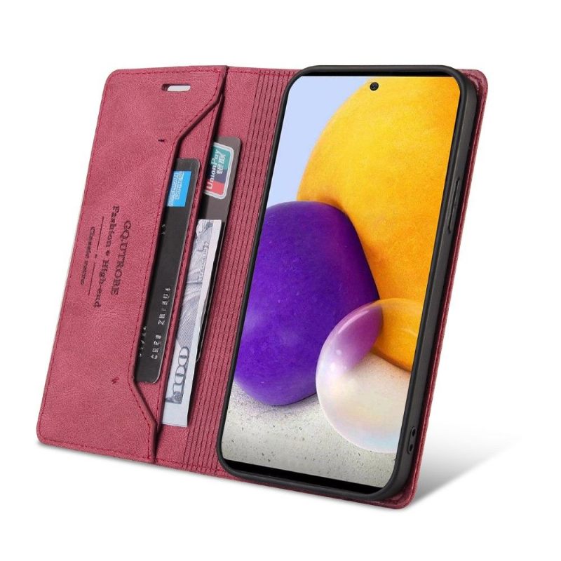 Κάλυμμα Samsung Galaxy A72 4G / A72 5G Classic Retro Faux Leather