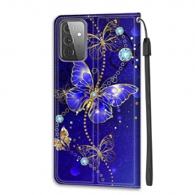 Κάλυμμα Samsung Galaxy A72 4G / A72 5G Purple Butterfly