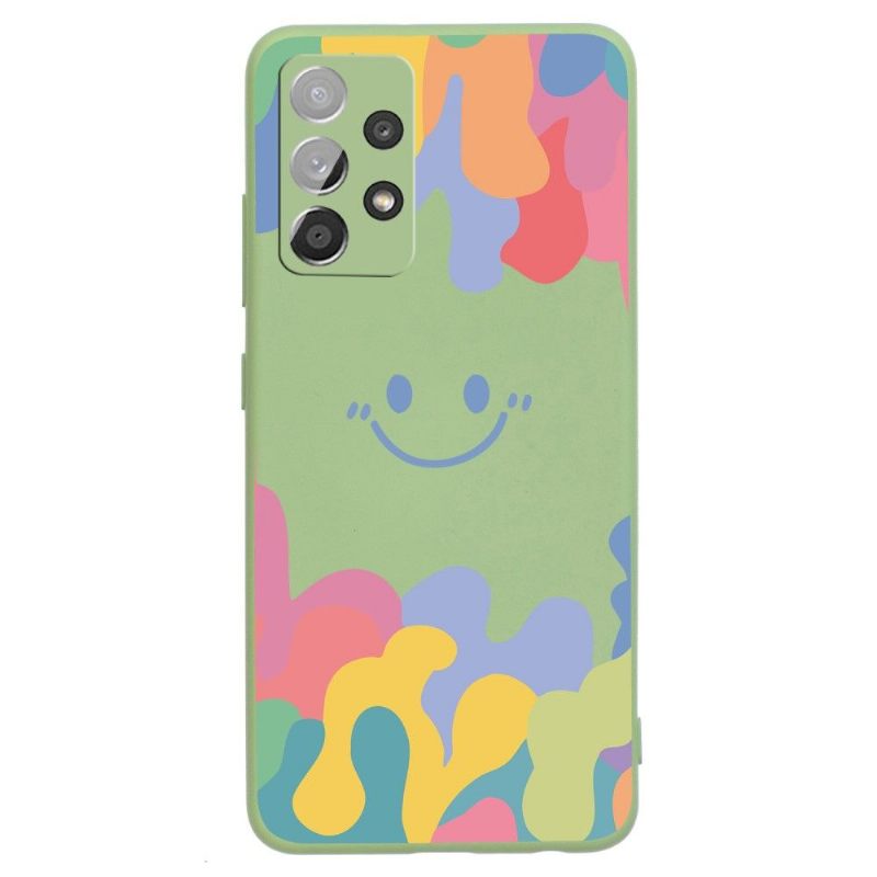 θηκη κινητου Samsung Galaxy A72 4G / A72 5G Silicone Smiling Splash