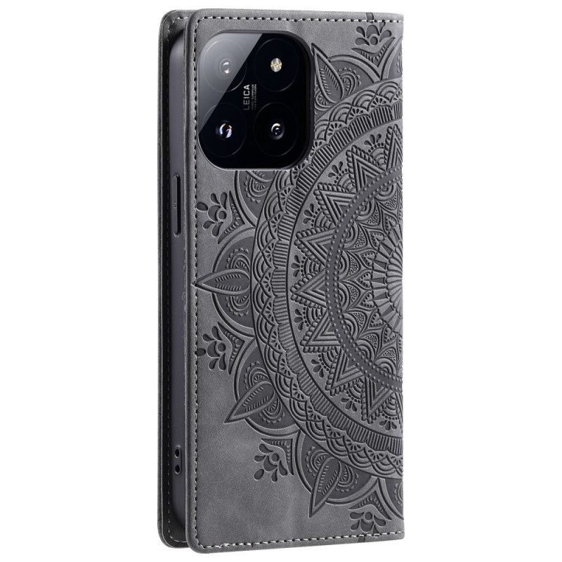 Θηκη Κινητου Xiaomi 14 Pro Θήκες Κινητών Mandala Suede Effect