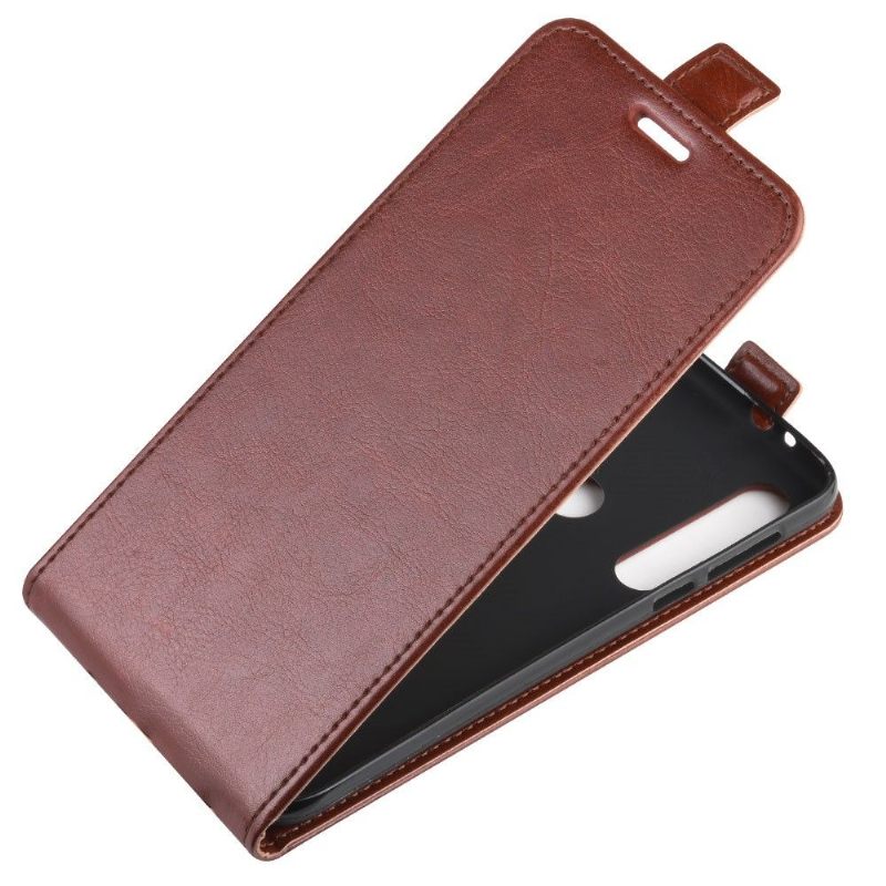 δερματινη θηκη Motorola Moto G8 Plus Θήκη Flip Faux Leather Vertical