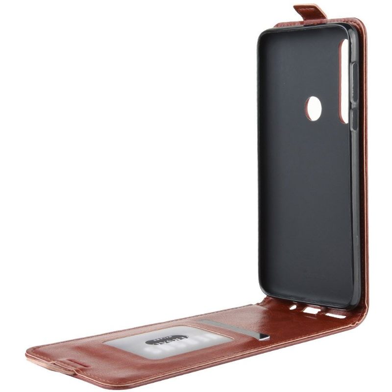 δερματινη θηκη Motorola Moto G8 Plus Θήκη Flip Faux Leather Vertical