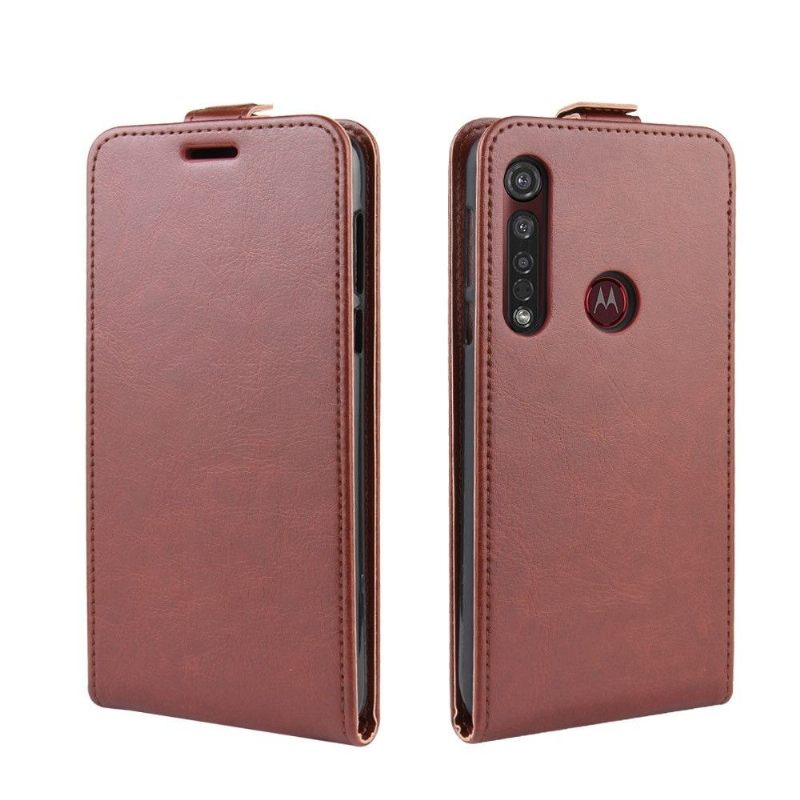 δερματινη θηκη Motorola Moto G8 Plus Θήκη Flip Faux Leather Vertical