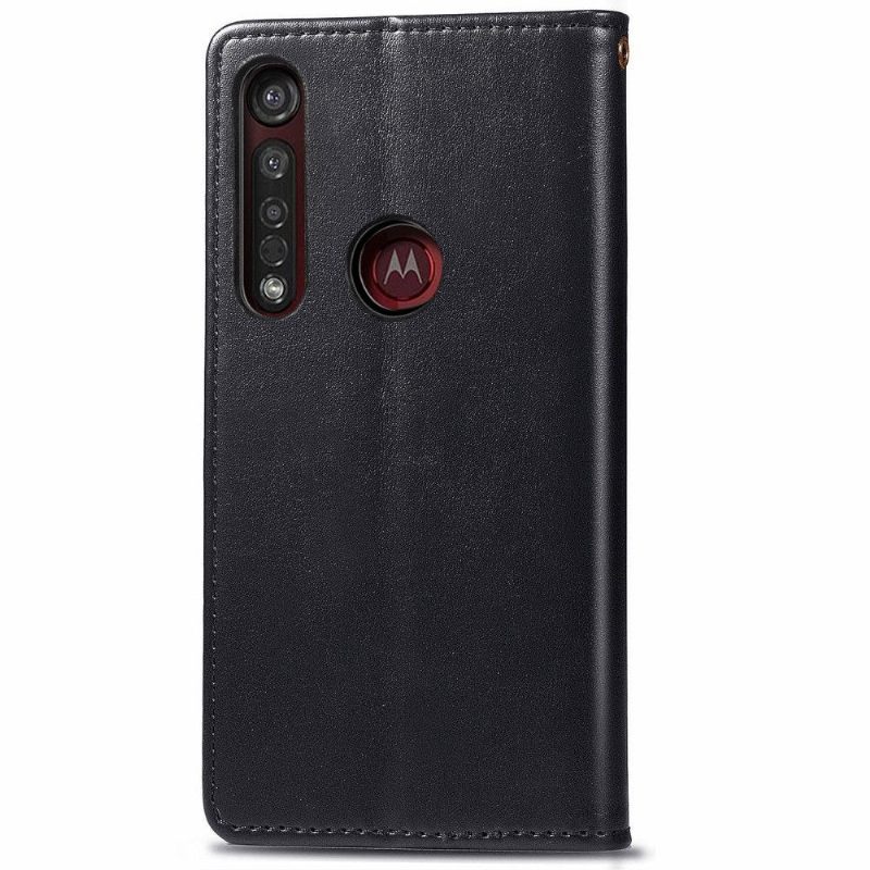 Κάλυμμα Motorola Moto G8 Plus Δερμάτινη Κάρτα Indila Faux