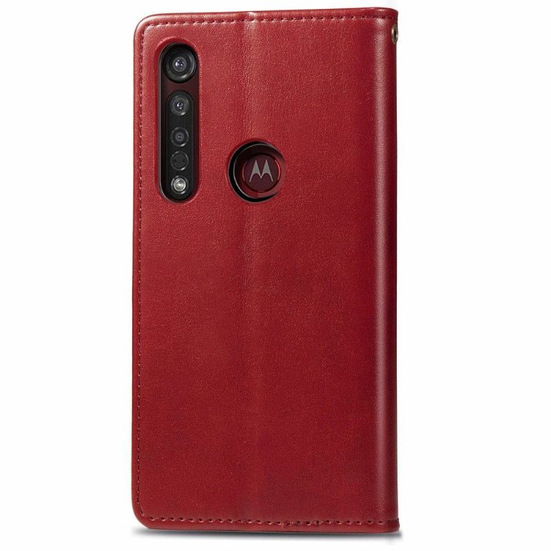 Κάλυμμα Motorola Moto G8 Plus Δερμάτινη Κάρτα Indila Faux