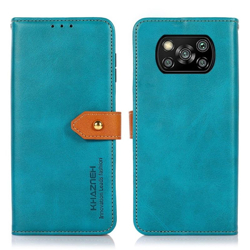 δερματινη θηκη Poco X3 / X3 Pro / X3 NFC Khazneh Bicolor Faux Leather