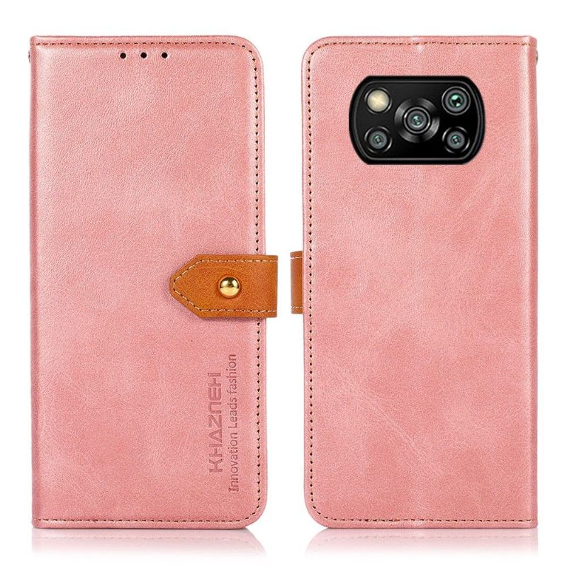 δερματινη θηκη Poco X3 / X3 Pro / X3 NFC Khazneh Bicolor Faux Leather