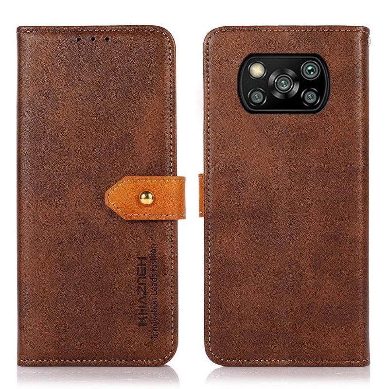 δερματινη θηκη Poco X3 / X3 Pro / X3 NFC Khazneh Bicolor Faux Leather