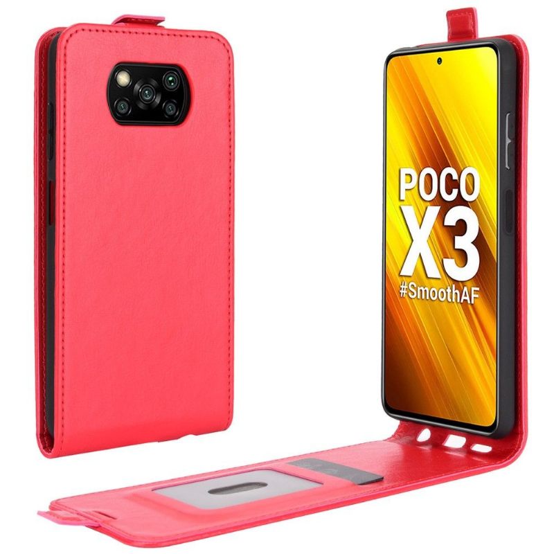 Κάλυμμα Poco X3 / X3 Pro / X3 NFC Θήκη Flip Faux Leather Vertical