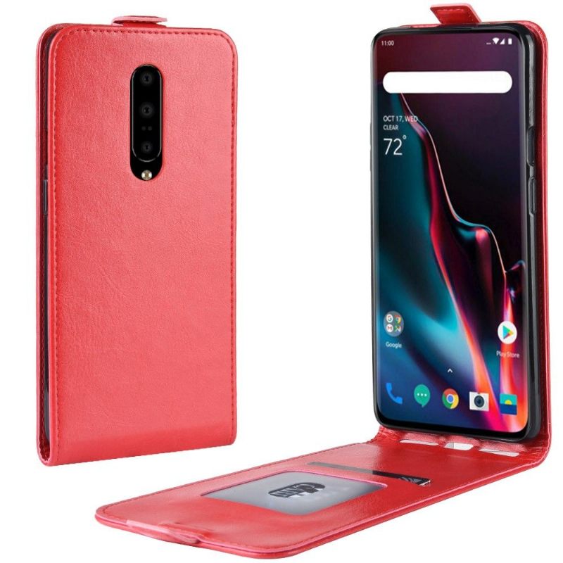 δερματινη θηκη OnePlus 7 Pro Θήκη Flip Faux Leather Vertical