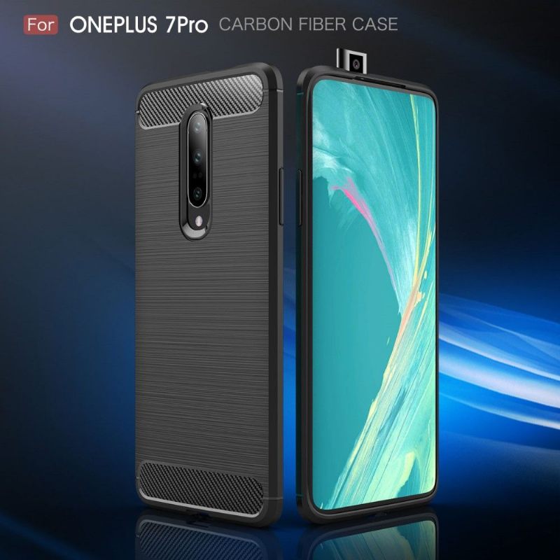 θηκη κινητου OnePlus 7 Pro Carbon Brushed Gel