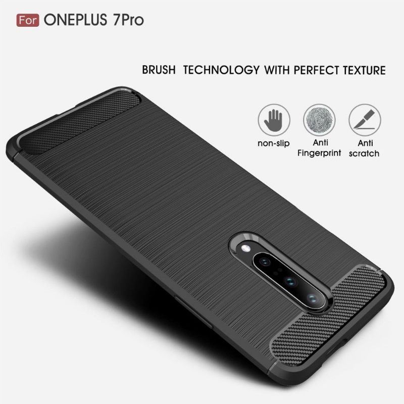 θηκη κινητου OnePlus 7 Pro Carbon Brushed Gel